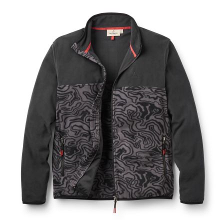Passenger Mens Set Off Recycled Polartec Full Zip Fleece
