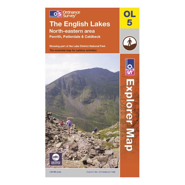 Lake District North Eastern Lakes Ordnance Survey Explorer Map OL 5 - Image 2