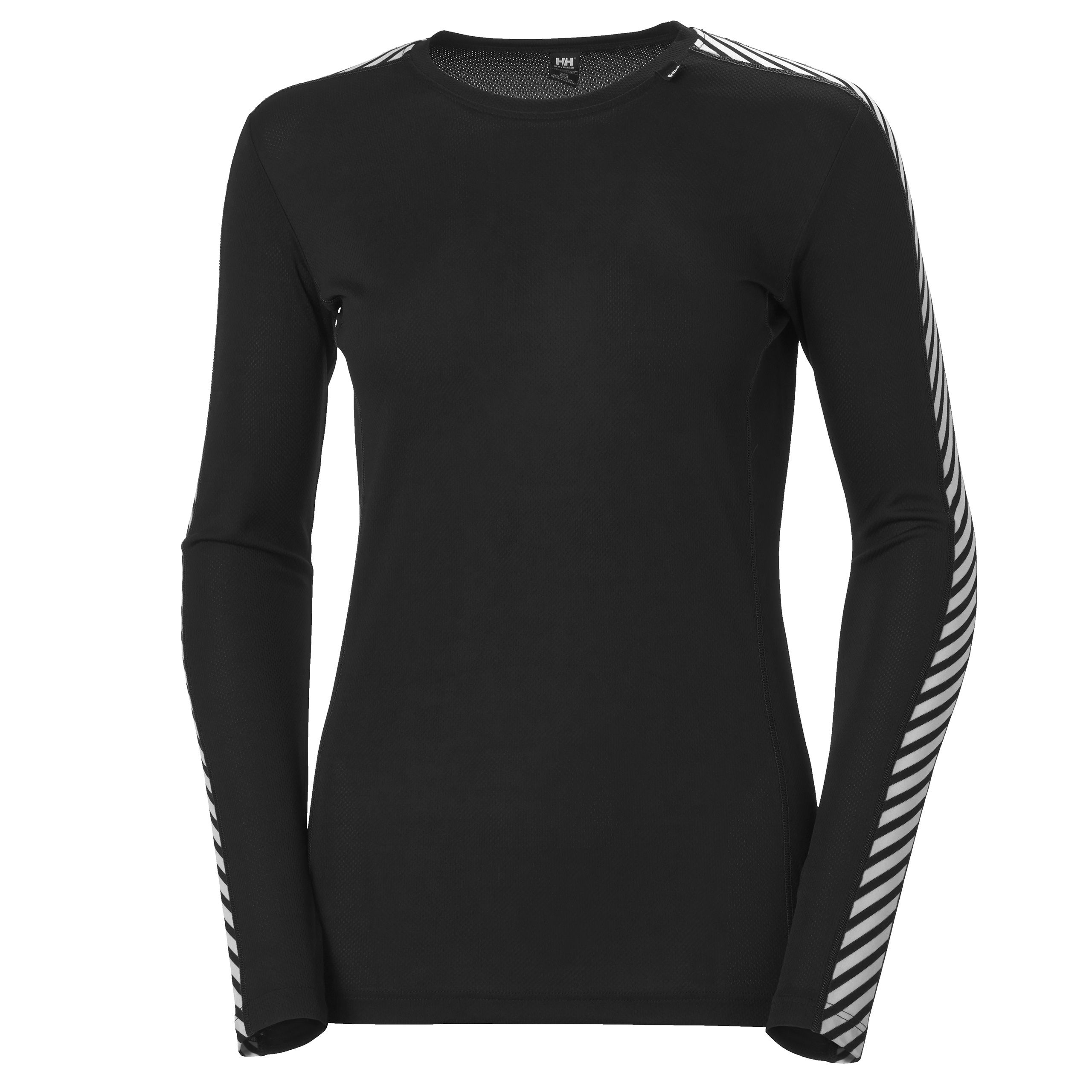 Helly Hansen Women's Black Lifa Long Sleeve Crew Base Layer