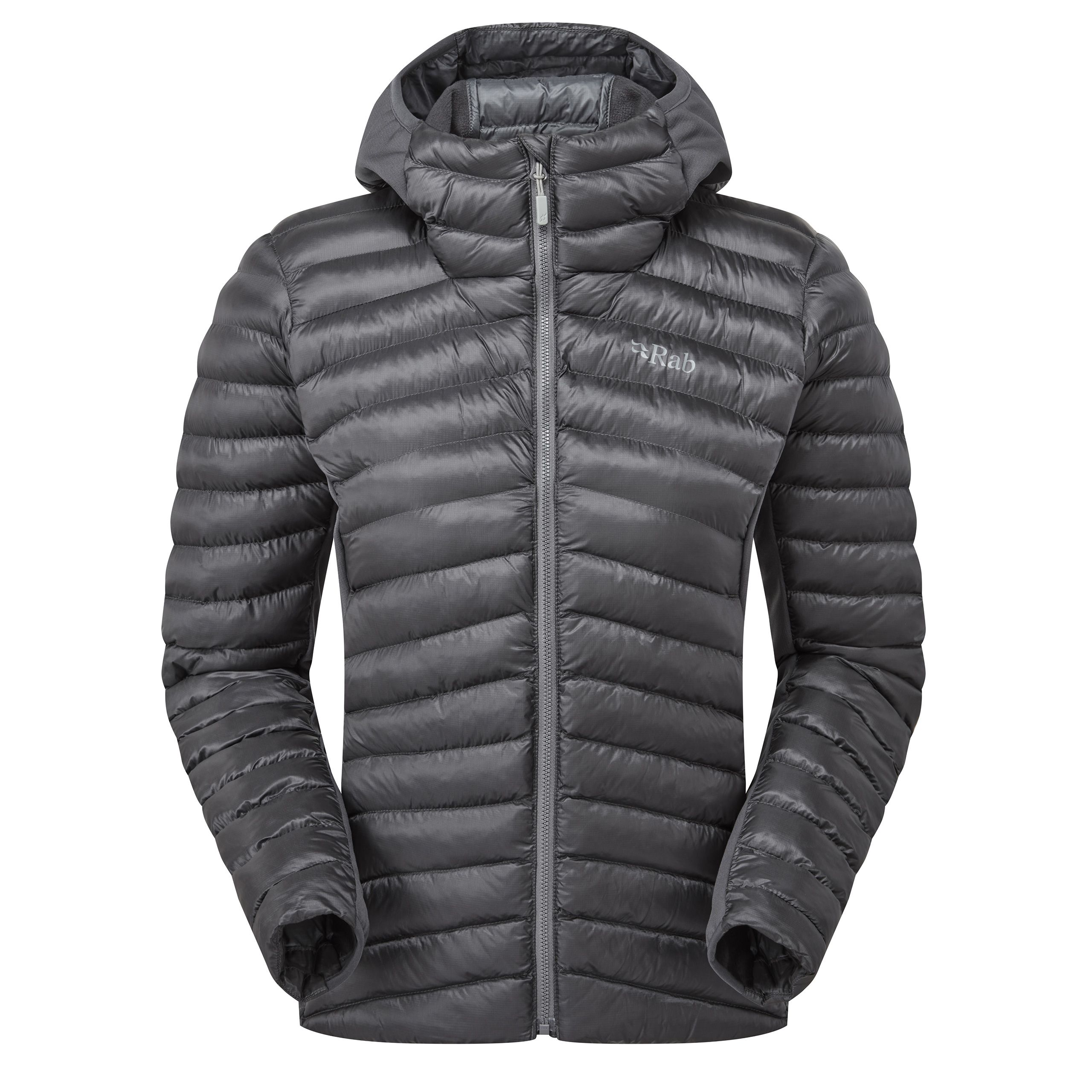 Rab Women's Grey Cirrus Flex Hooded Insulated Jacket