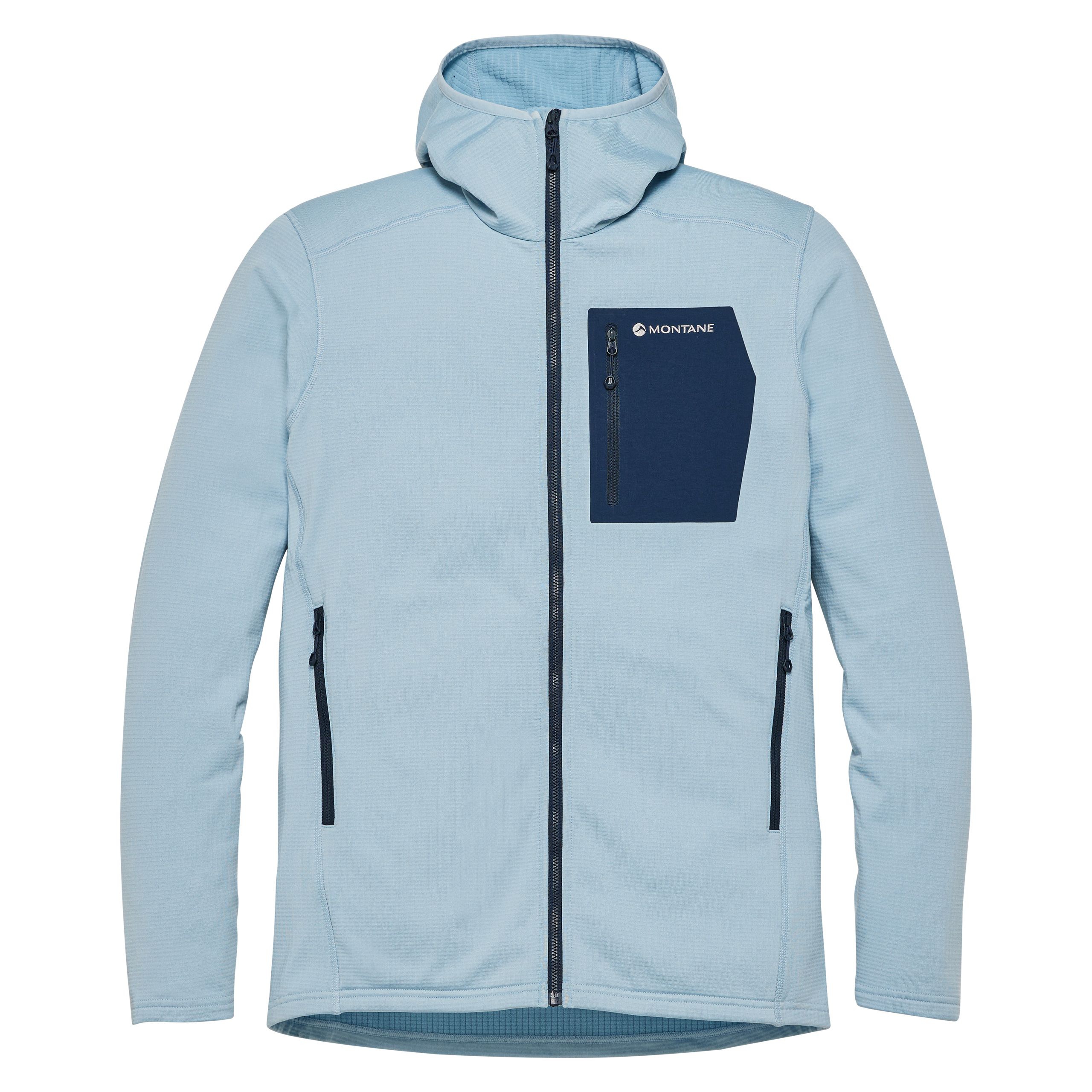 Montane Men's Blue Protium Cp Hooded Fleece Jacket