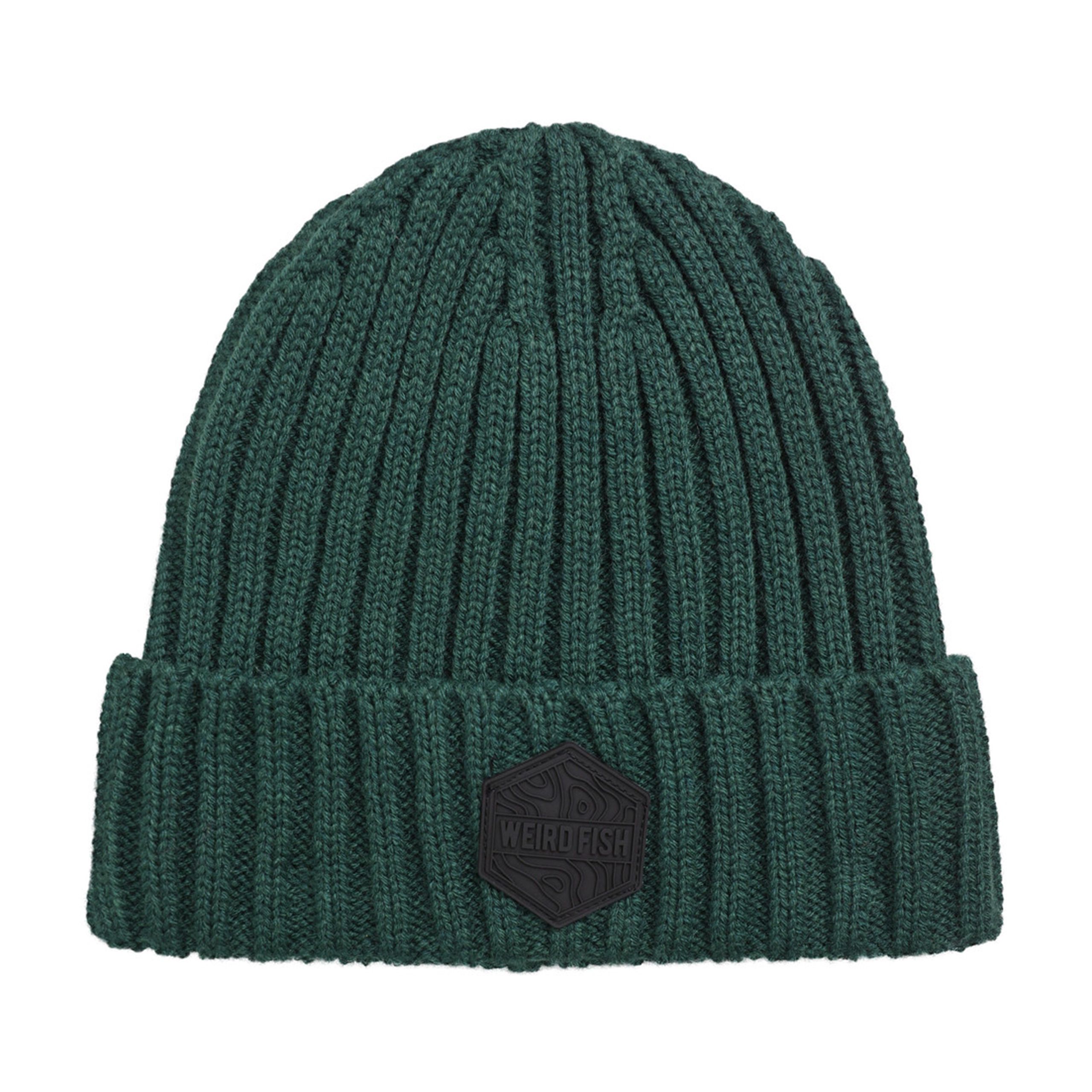Weird Fish Men's Green Monreith Eco Beanie