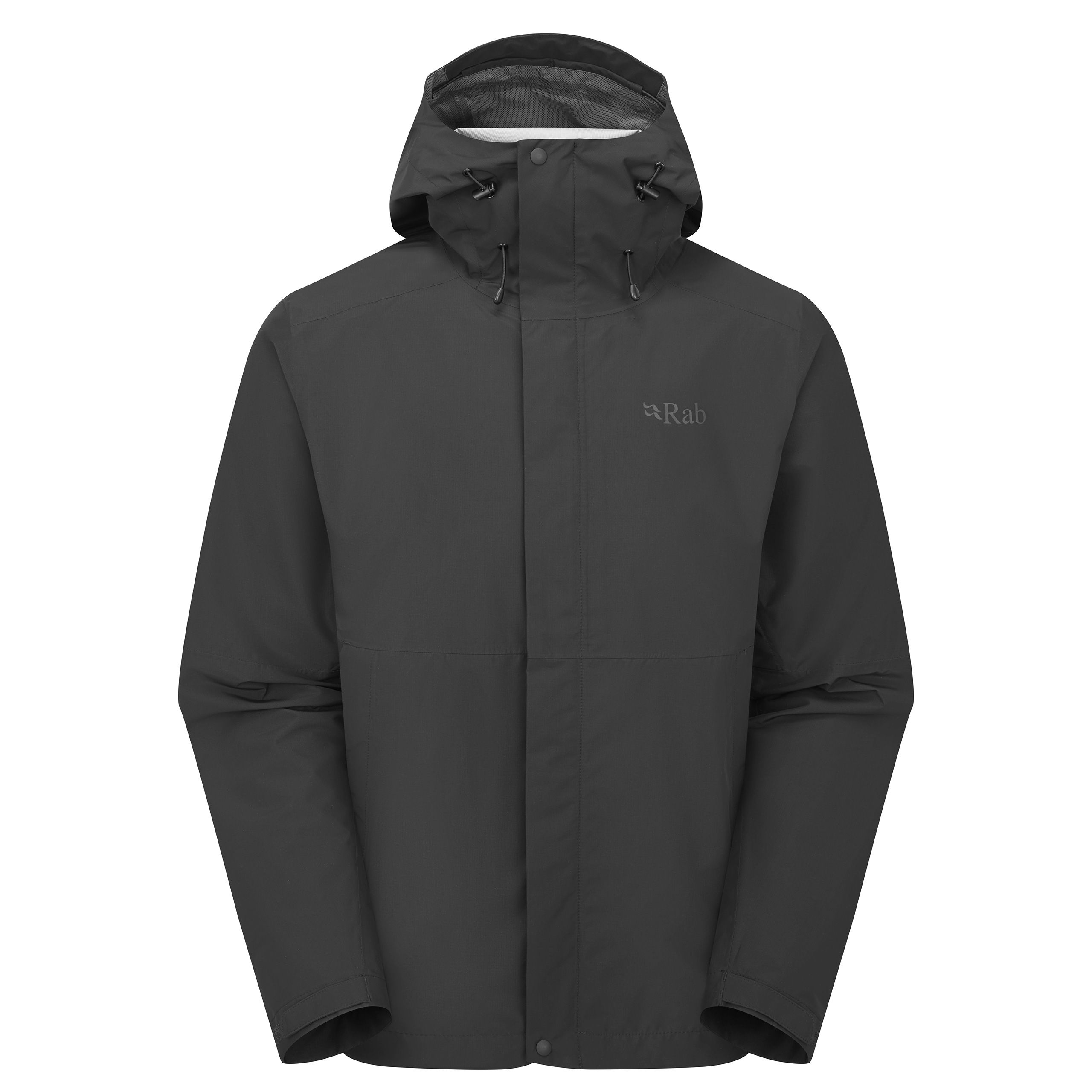 Rab Men's Downpour Waterproof Pertex Jacket: : :, Colour: B Black Xxl - Outdoor Action - Image 3