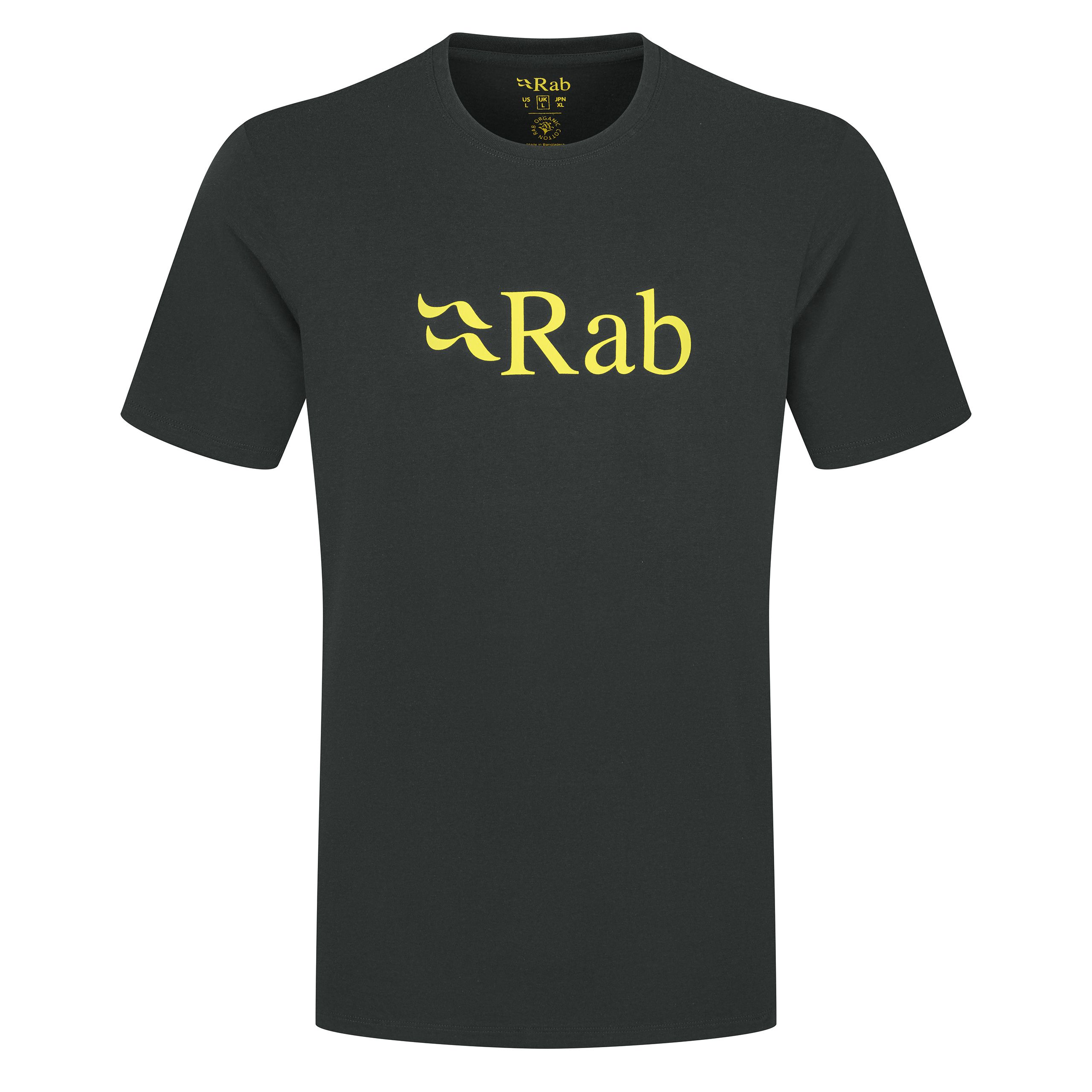 Rab Men's Black Stance Logo Short Sleeve T Shirt