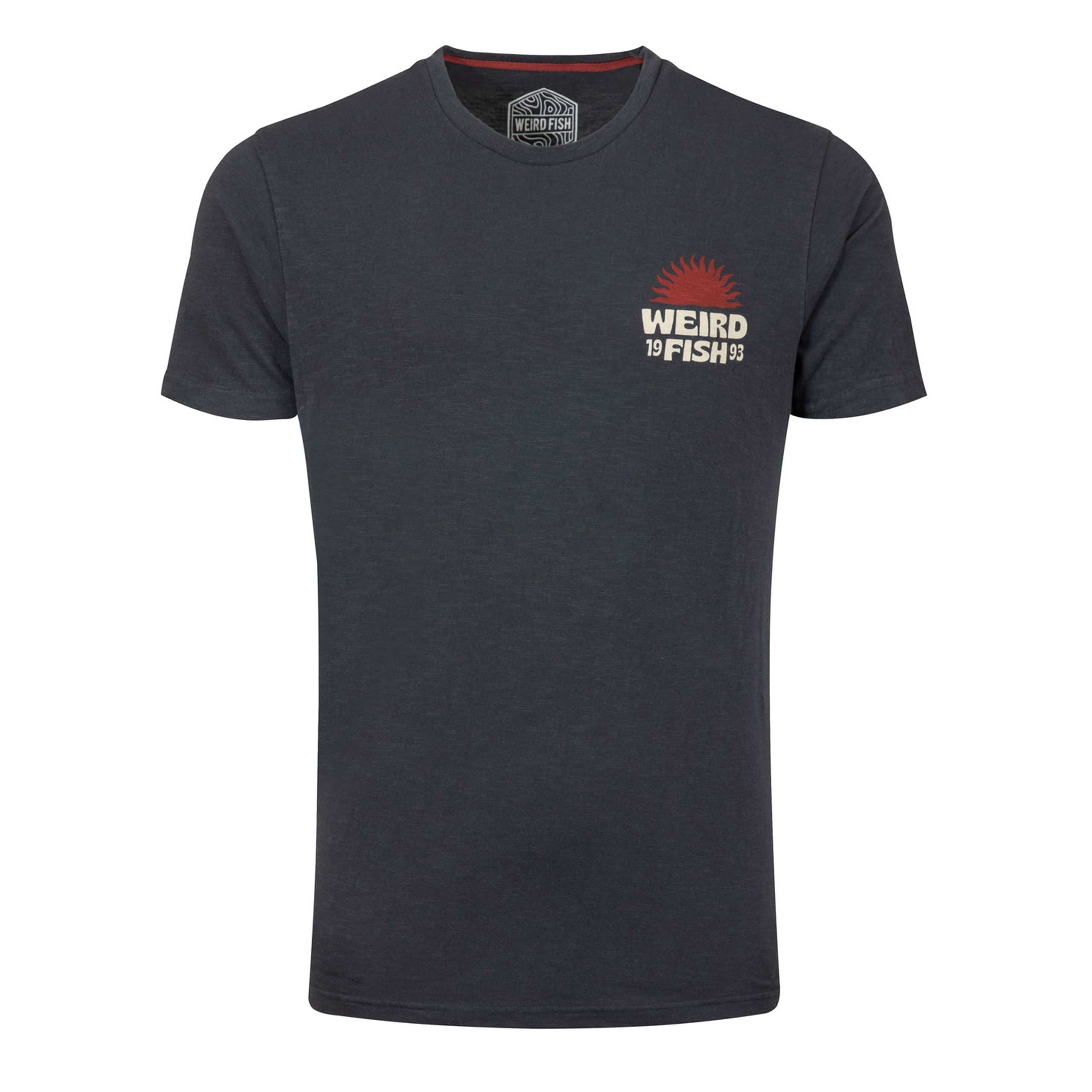 Weird Fish Men's Grey Sun Beam T-Shirt