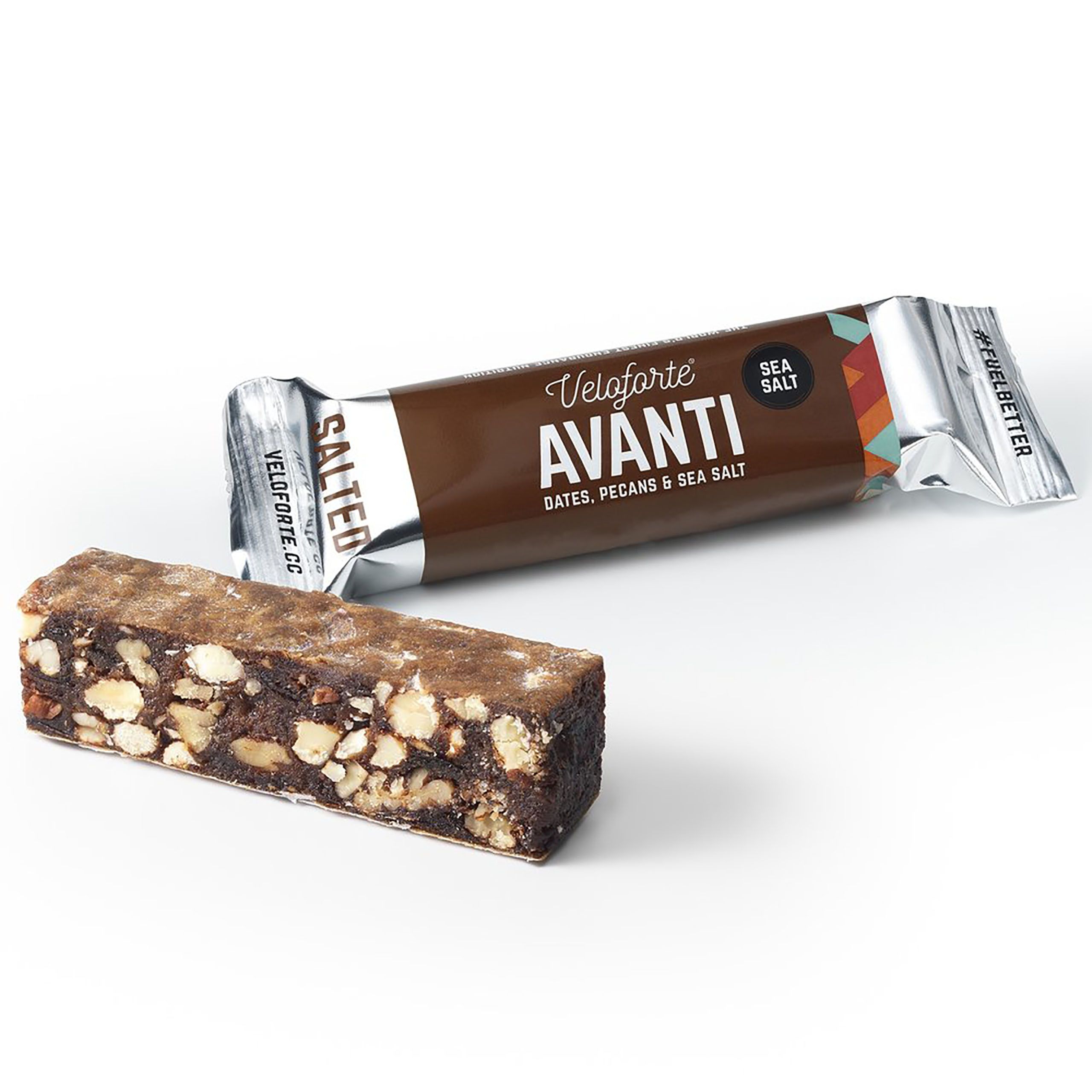 Veloforte Brown Avanti Energy Bar - Dates / Pecan / Sea Salt - Image 4