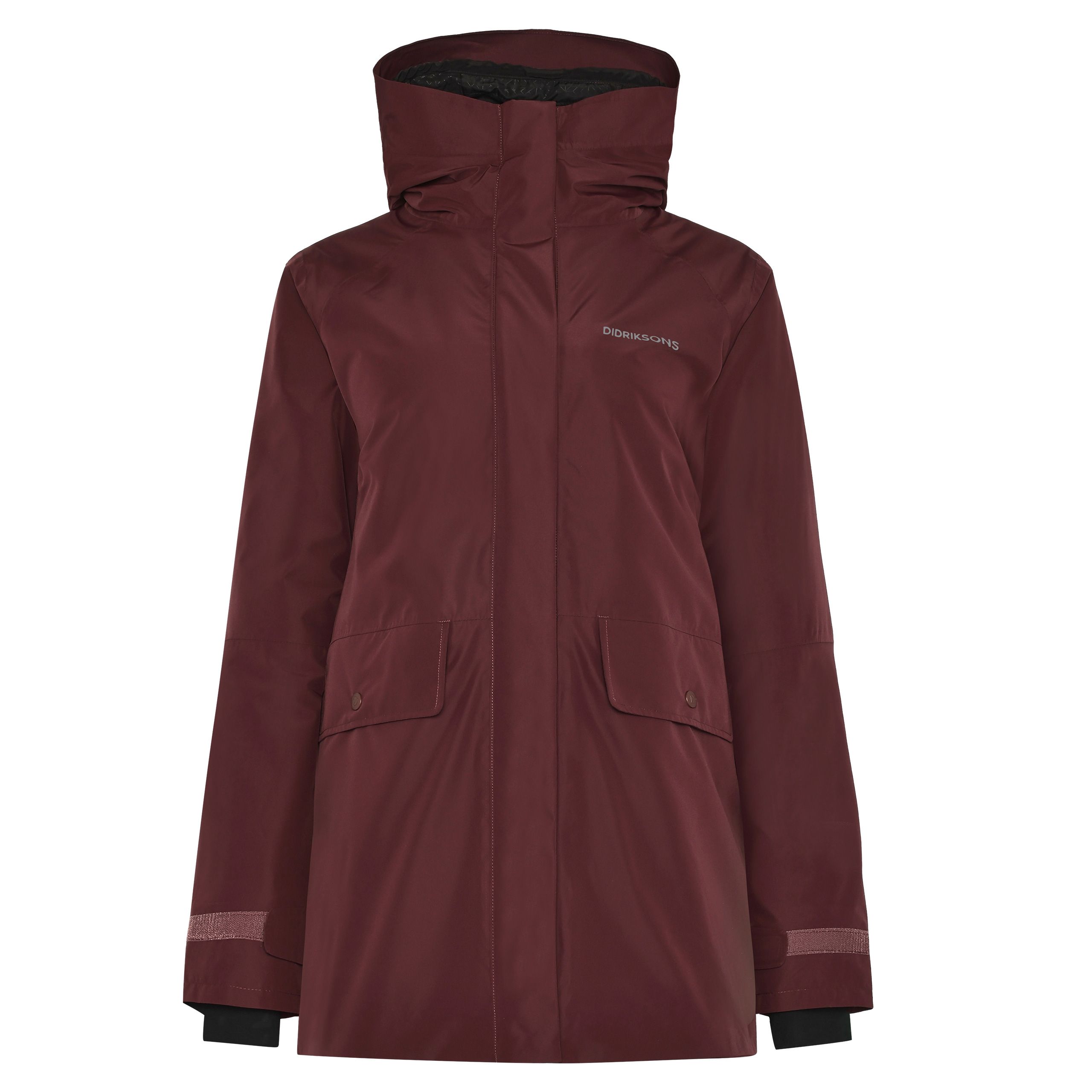Didriksons Women's Red Tuva Parka Jacket Size 10