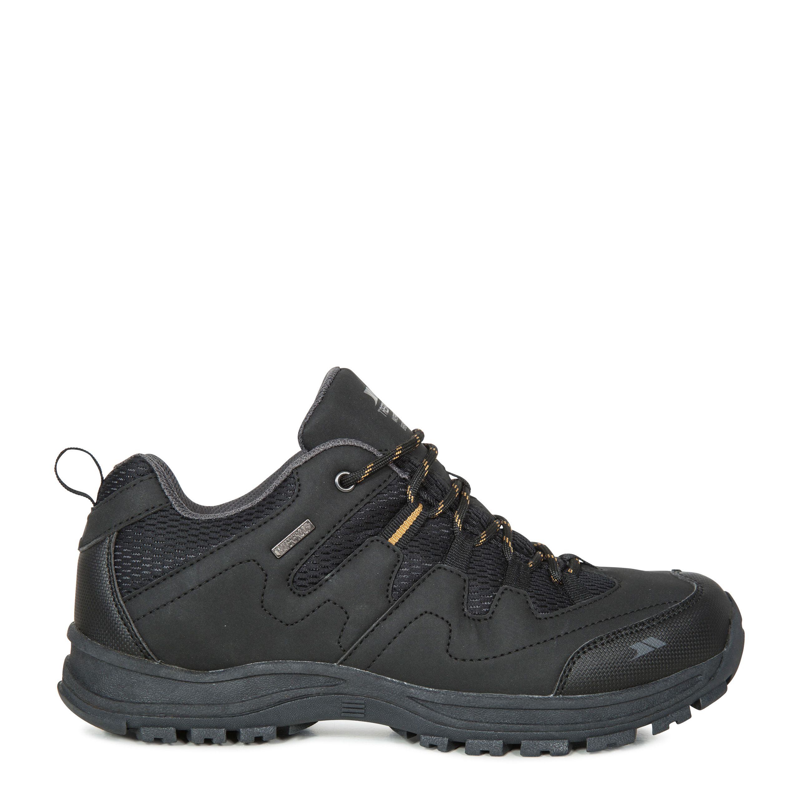 Trespass Men's Black Finley Low Cut Walking Shoes