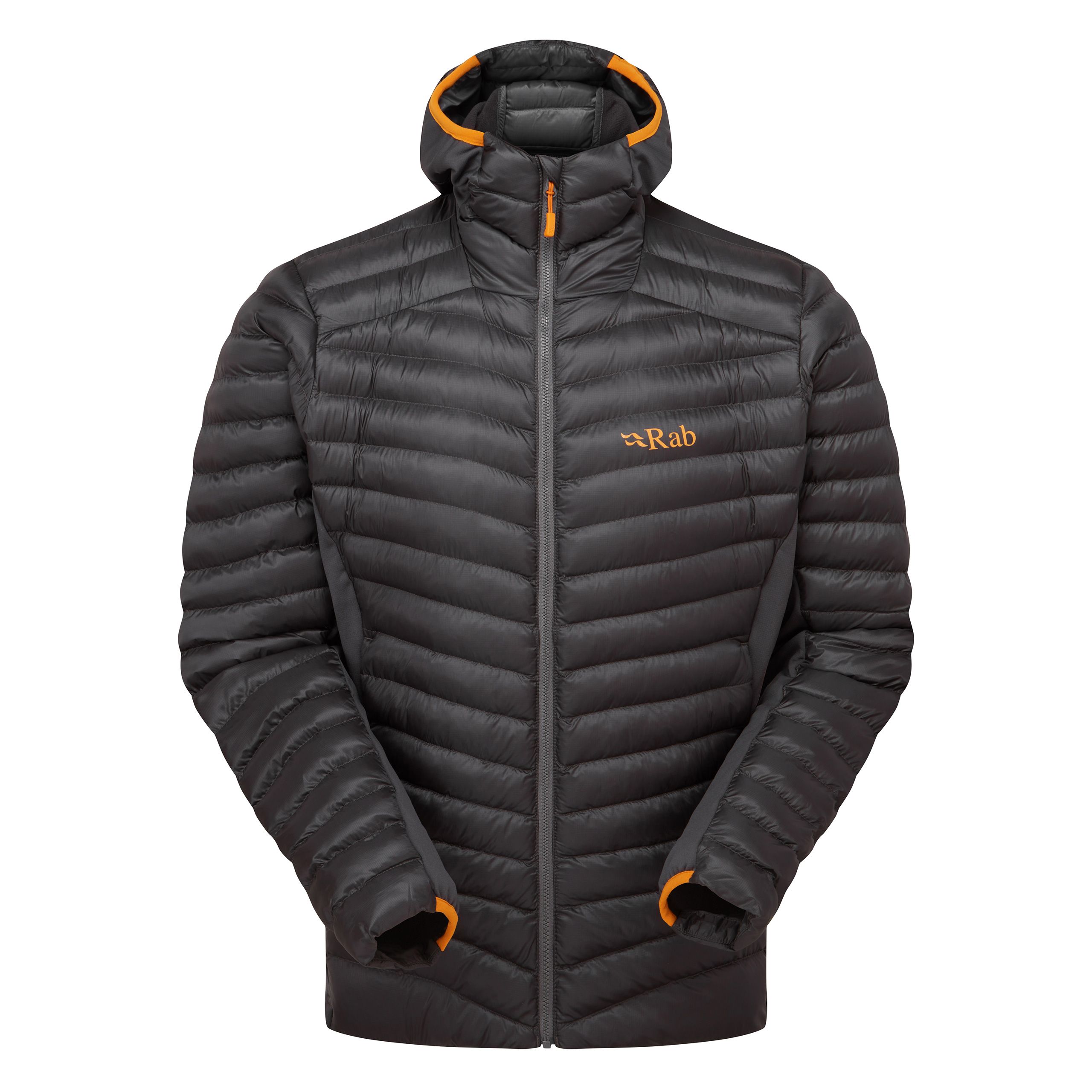 Rab Men's Grey Cirrus Flex Insulated Hooded Jacket