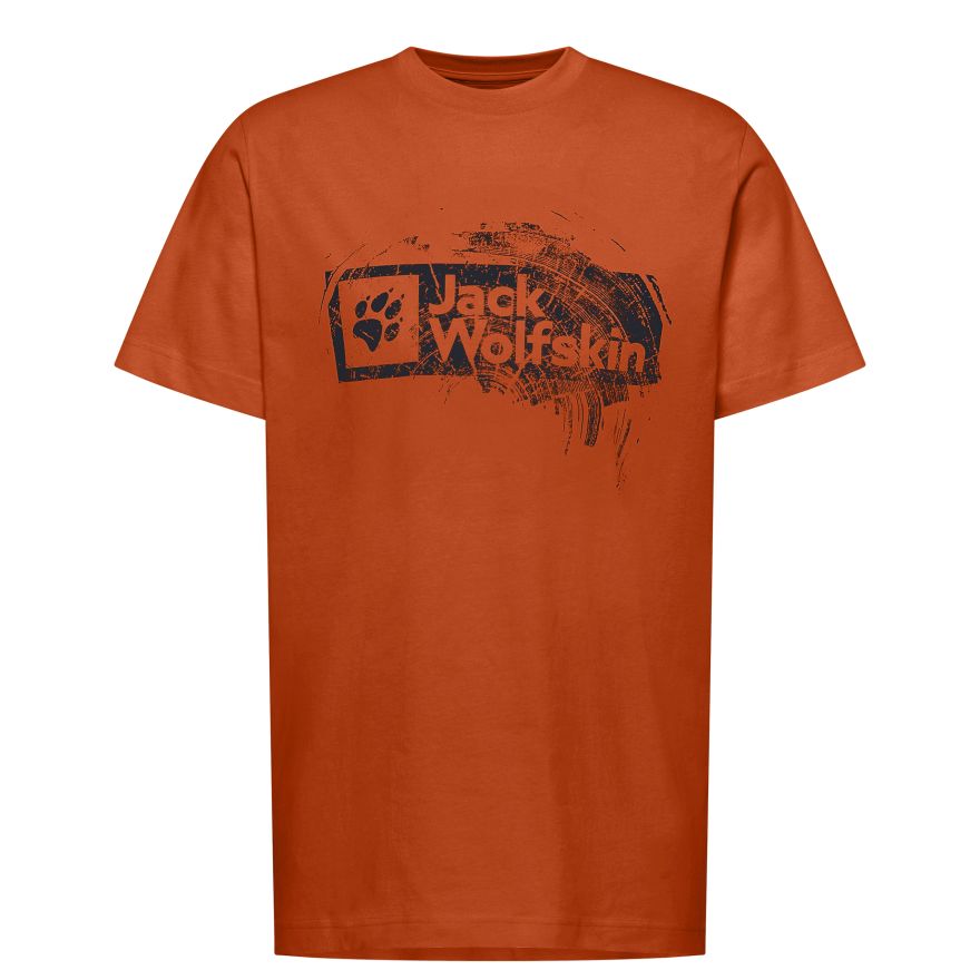 Jack Wolfskin Mens Brand T-Shirt Nevisport