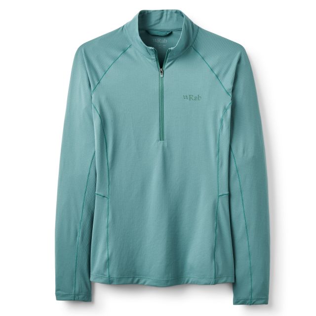 Rab Womens Sonic Long Sleeve Zip Top