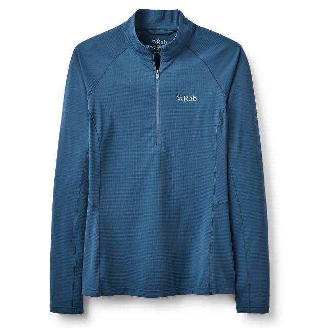 Rab Womens Sonic Long Sleeve Zip Top
