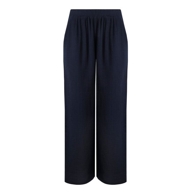 Weird Fish Womens Zelaya Wide Leg Double Cloth Trousers