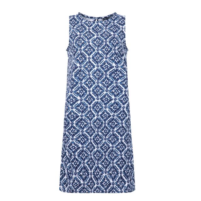 Weird Fish Womens Adenea Printed Jersey Shift Dress