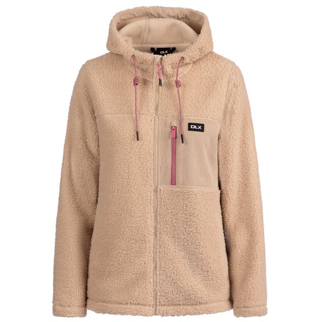 DLX Womens Hooded Fleece Jacket Jowita