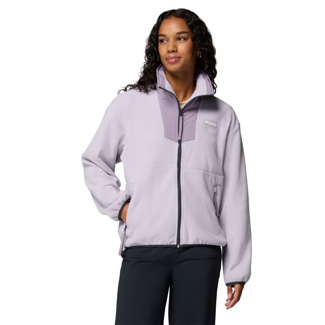 Columbia Womens Sequoia Grove Print Full Zip Fleece Jacket