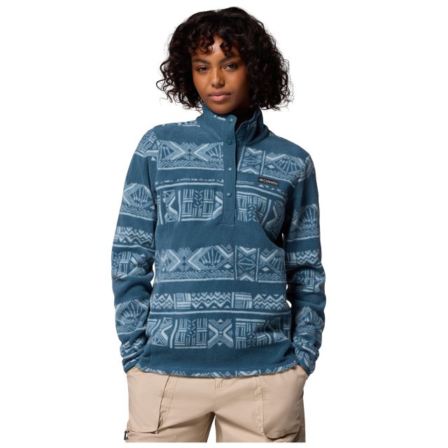 Columbia Womens Benton Spring Print 1/2 Snap Fleece