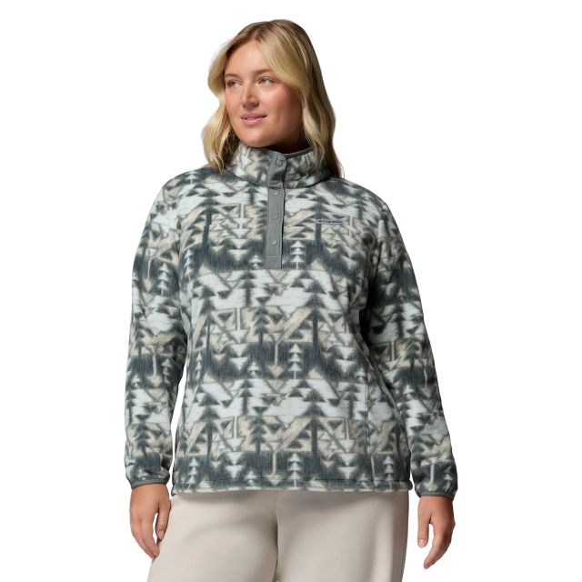 Columbia Womens Benton Spring Print 1/2 Snap Fleece