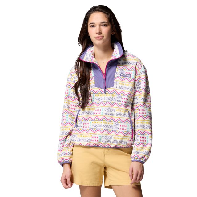Columbia Womens Sequoia Grove Print Half Zip Fleece Jacket