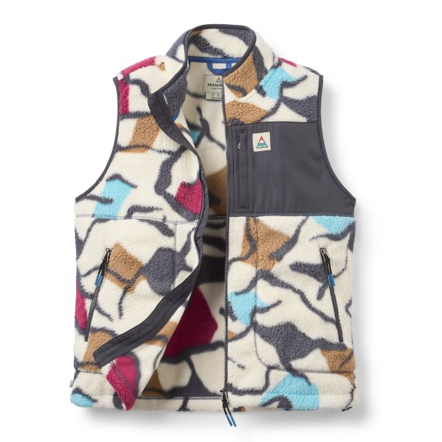 Passenger Womens Fairbanks Full Zip Recycled Sherpa Gilet