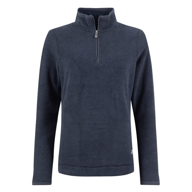 Weird Fish Womens Sarah 1/4 Zip Textured Fleece