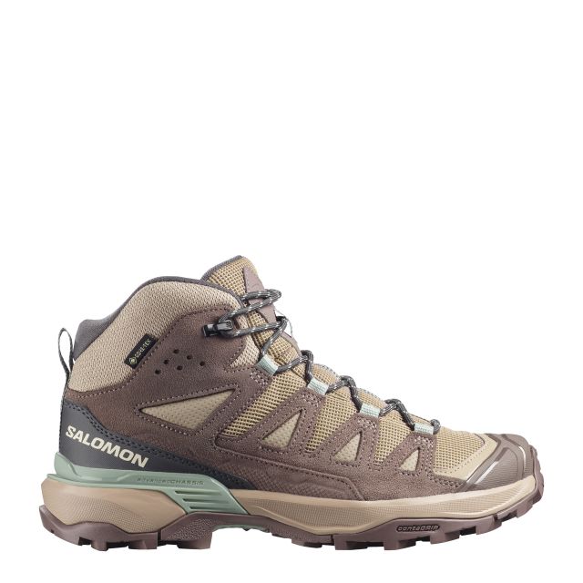 Salomon Womens X Ultra 360 Leather Gore-Tex Mid Walking Boots