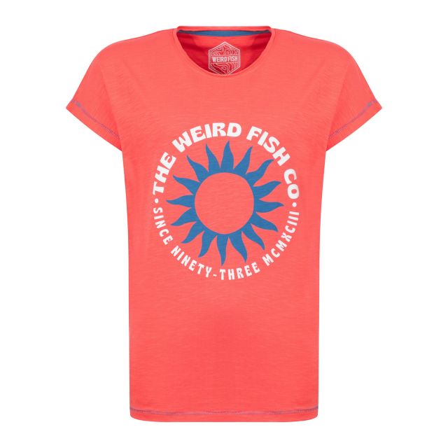 Weird Fish Womens Sun Rays T-Shirt