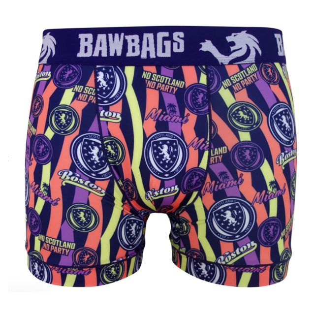 Baw Bags Mens Cool Sacs Scotland National Team Stateside Boxer Shorts
