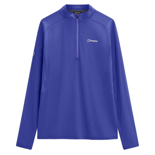 Berghaus Mens Theralite Half Zip Tech Base Layer T-Shirt