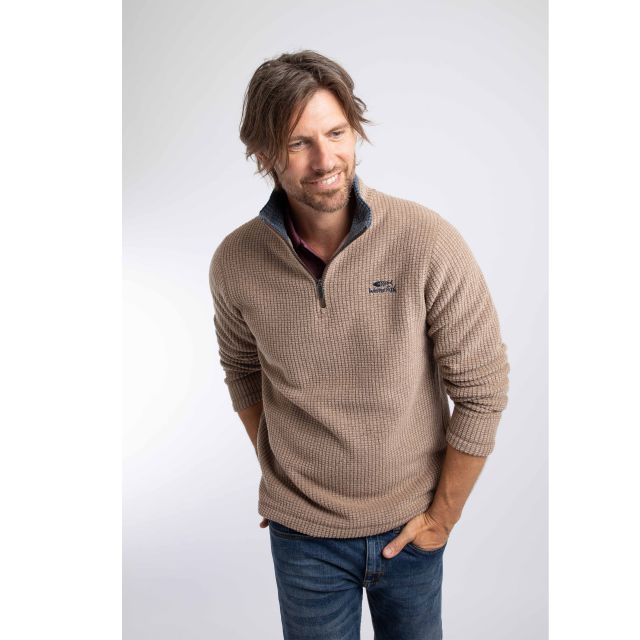 Weird Fish Mens Newark Eco 1/4 Zip Fleece