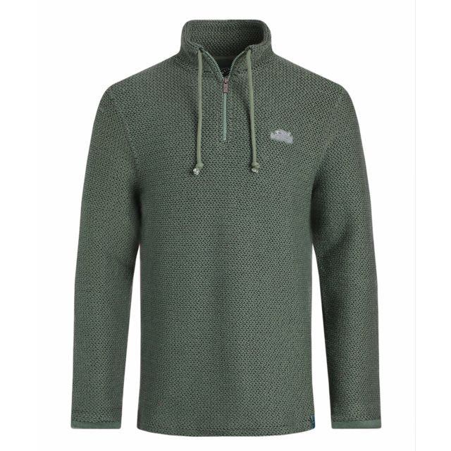 Weird Fish Mens Cruiser Eco 1/4 Zip Sweatshirt