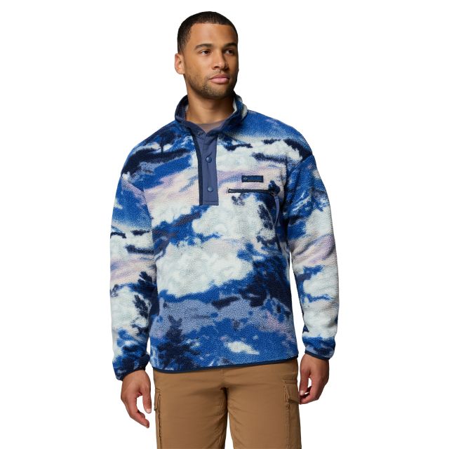 Columbia Mens Helvetia II Print Half Zip Fleece
