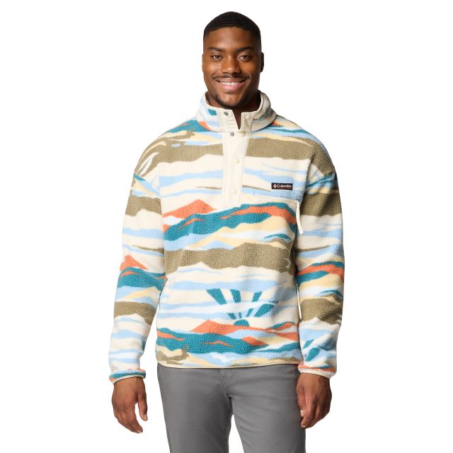 Columbia Mens Helvetia II Print Half Zip Fleece