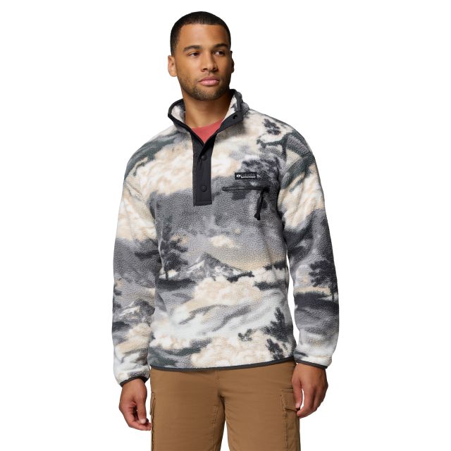 Columbia Mens Helvetia II Print Half Zip Fleece