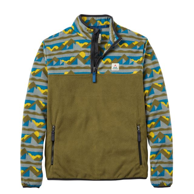 Passenger Mens Set Off Recycled Polar 1/4 Zip Fleece