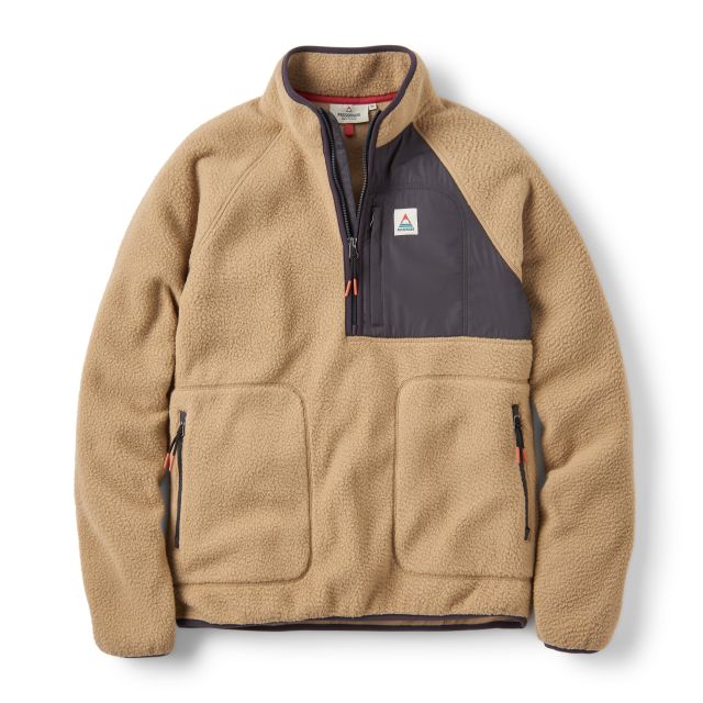 Passenger Mens Offgrid 2.0 Insulated 1/2 Zip Recycled Fleece