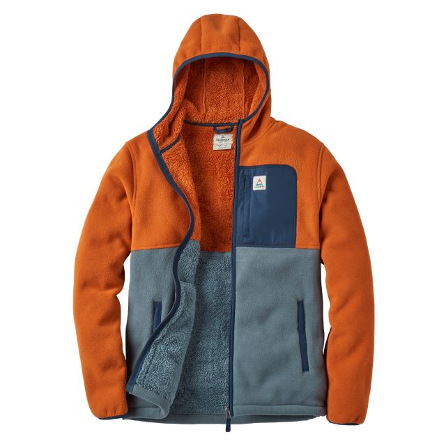 Passenger Mens Loch Hooded Recycled Polar Fleece