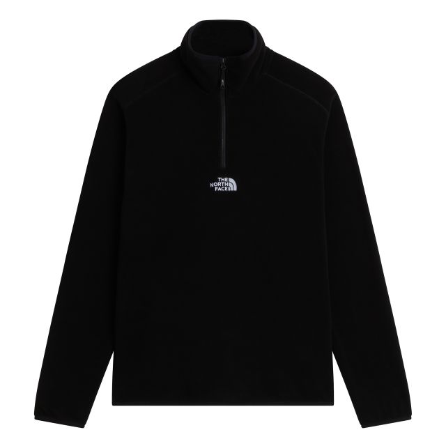 The North Face Mens Glacier Embroidered Logo 1/4 Zip Fleece