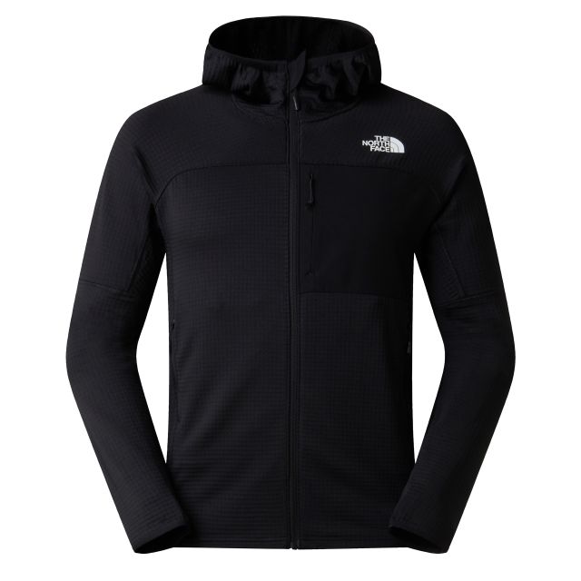 The North Face Mens Stormgap Power Grid Polartec Hooded Fleece Jacket
