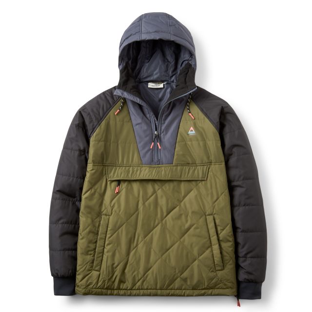 Passenger Mens Oceanic Recycled Insulated 1/2 Zip Insualted Jacket