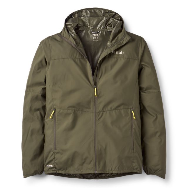 Rab Mens Windgather Hooded Windproof Jacket
