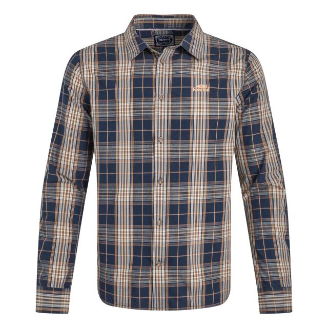 Weird Fish Mens Lando Long Sleeve Check Shirt