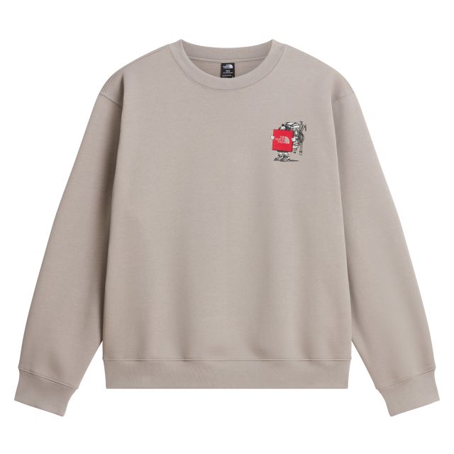 The North Face Mens Gear Up Get Out Relaxed Crew Sweatshirt