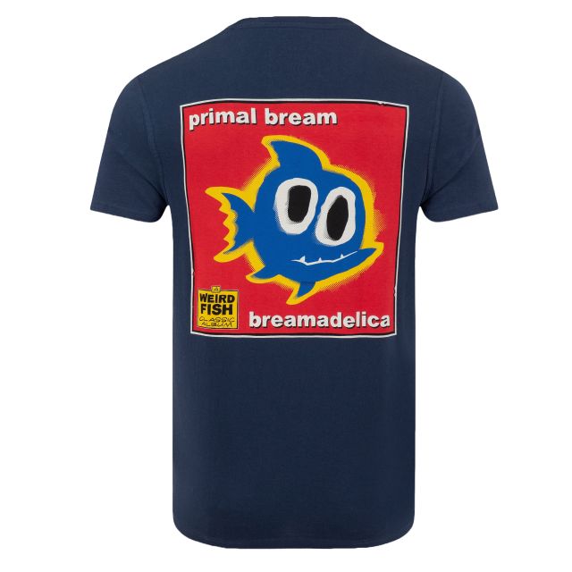 Weird Fish Mens Primal Bream Back Print Artist T-Shirt