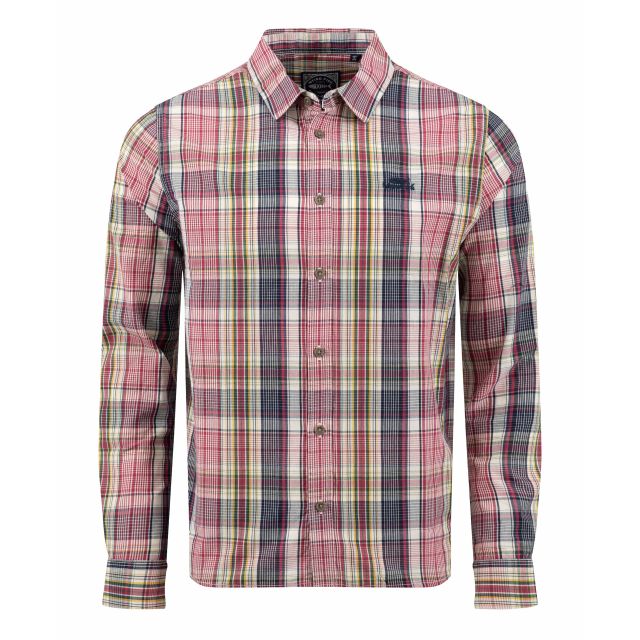 Weird Fish Mens Lando Long Sleeve Check Shirt