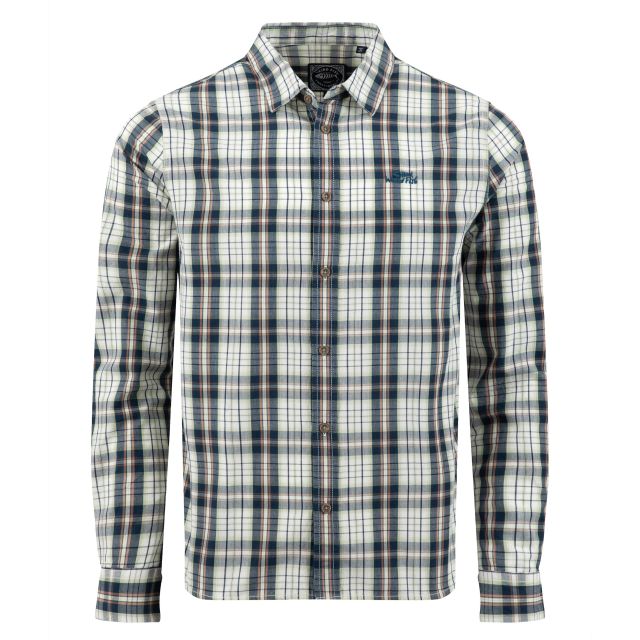 Weird Fish Mens Lando Long Sleeve Check Shirt