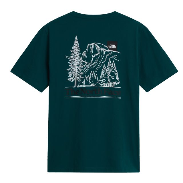 The North Face Mens Monte Regular Short Sleeve Graphic T-Shirt