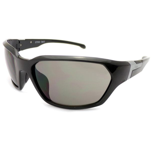 Stone Shiny Black S15 Lens Sunglasses