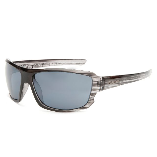 Stone Adults ST175 Crystal Lined Grey Wraparound Sunglasses