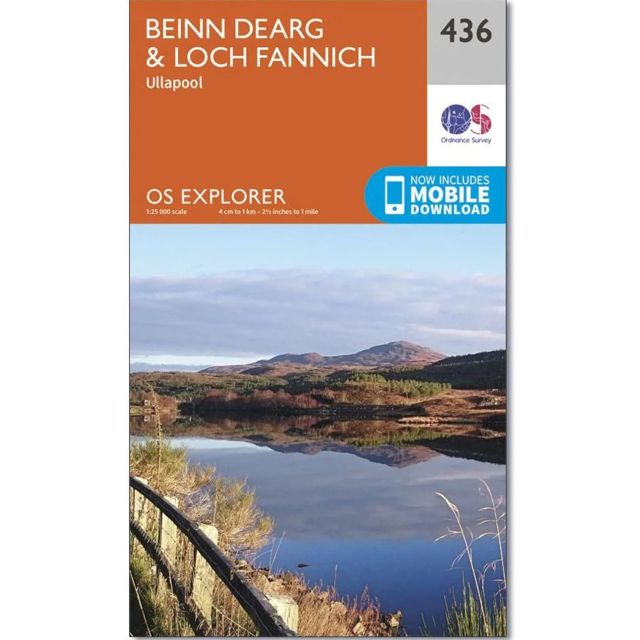 Ordnance Survey Explorer Map 436 Beinn Dearg & Loch Fannich